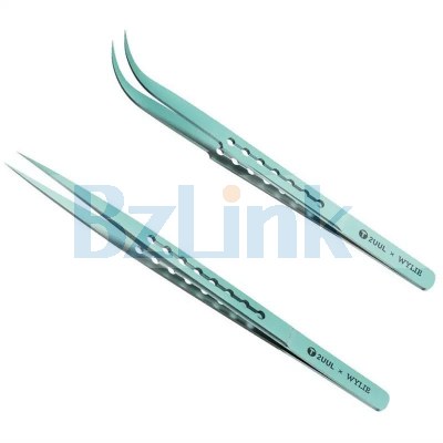 Straight Curve Tip Forceps for Phone Motherboard Wire Jump Chip IC Repair Tool