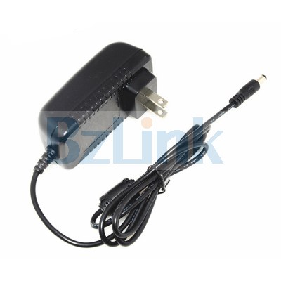 36W 80-250V AC to DC 12V 3A Power Supply Adapter with 5.5 x 2.1mm Center Wall US Plug
