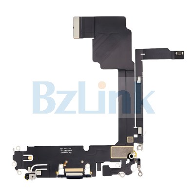 Charging Port With MicroPhone Audio Jack Flex Cable for iPhone 15 Pro Max