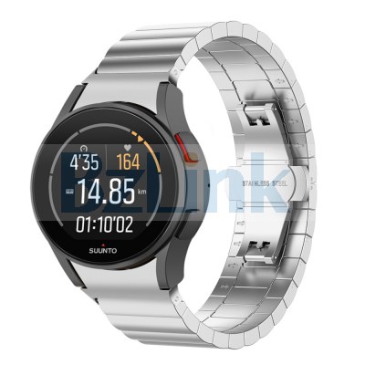 20mm Watch Band Stainless Steel Metal Belt Butterfly Buckle for Samsung Galaxy Watch 4