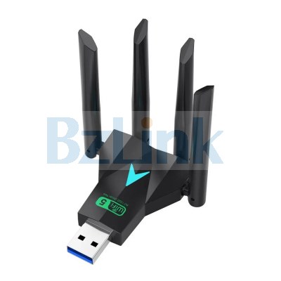 BLA09 1300Mbps USB 3.0 WiFi USB Adapter Dual Band 2.4G/5Ghz Wi-Fi Dongle 4 Antenna Wireless Receiver