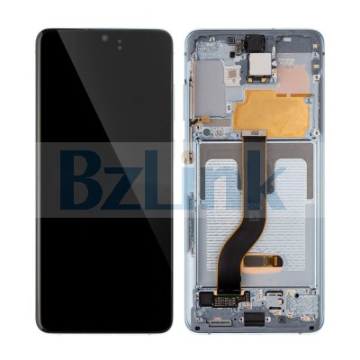 LCD Screen Assembly with Frame - Cloud Blue for Samsung Galaxy S20 Plus