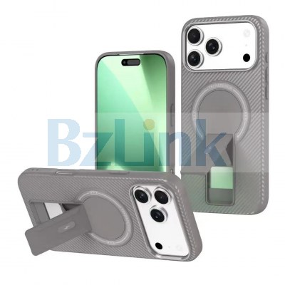Shockproof Invisible Stand Magnetic Case for iPhone 17