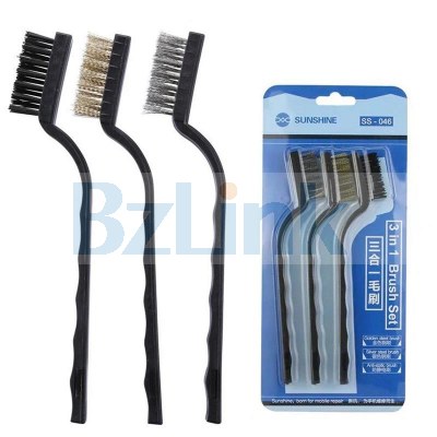 Sunshine SS-046 3 In1 Mobile Phone Repair Motherboard Anti-static Steel Brush