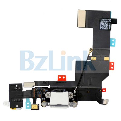Dock Connector Flex Cable White for iPhone 5S