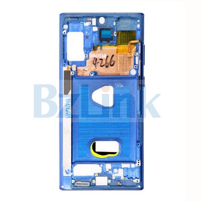 Rear Housing Frame - Blue for Samsung Galaxy Note 10 Plus