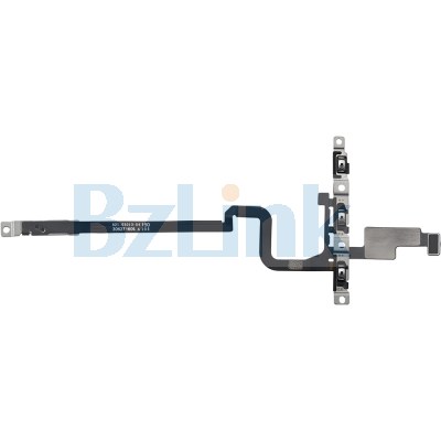 Power Volume Mute Button Silent Switch Flex Cable With Bracket for iPhone 15 Pro