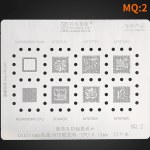 Amaoe 0.12mm MQ2 BGA Reballing Stencil For MSM8909W MT6761V MT6779V MT6758V SDM439 MT6765V MT6768V