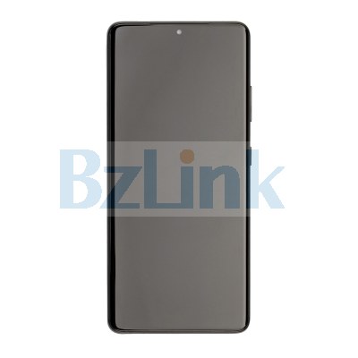 OLED Screen Assembly with Frame - Phantom Black for Samsung Galaxy S21 Ultra