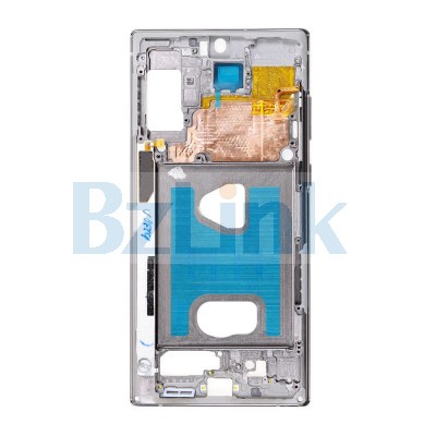 Rear Housing Frame - Silver for Samsung Galaxy Note 10 Plus