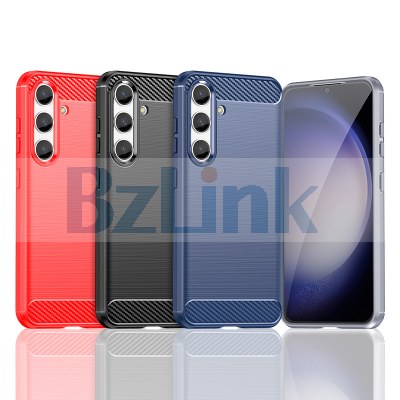 Soft TPU Brushed Phone Case for Samsung Galaxy S22 S23 S24