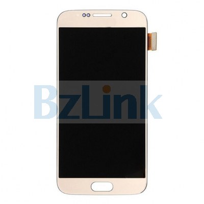 LCD Screen and Digitizer Assembly - Gold for Samsung Galaxy S6 SM-G920