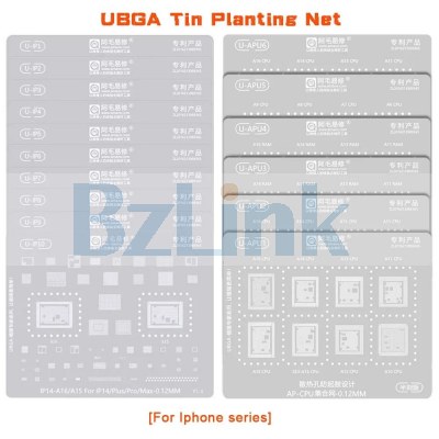 Amaoe UBGA Tin Planting /IP/APU/ Integrated Steel Mesh Net /CPU Net/ for iPhone