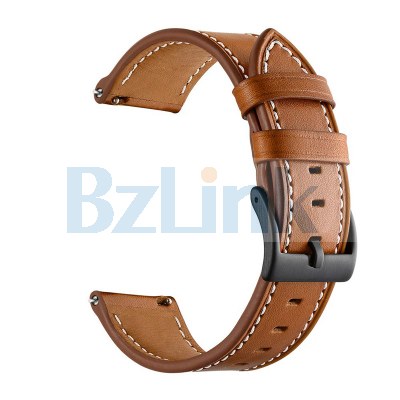 Genuine Leather Quick Release Watch Strap Band For Samsung Galaxy watch