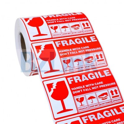 300Pcs Fragile Label Sticker