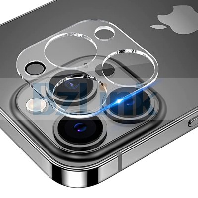 Full Coverage Clear Tempered Glass Camera Lens for iPhone 14 15