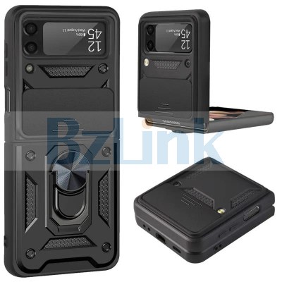 Magnetic Car Ring Shockproof Armor Stand Holder Phone Cases for Galaxy Z FLIP
