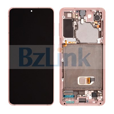 OLED Screen Assembly with Frame - Pink for Samsung Galaxy S21