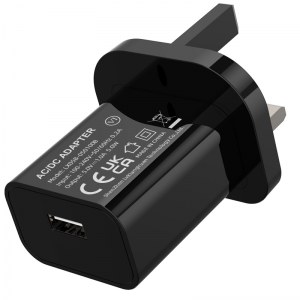 5W/10W Single USB UKCA Certified Power Adapter for Phone