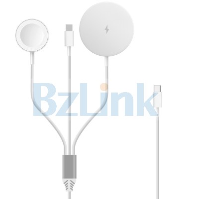 3 in 1 Magnetic USB-C Charger Cable For Apple Watch Series