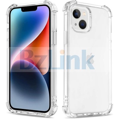 Shockproof Airbag Silicone TPU Clear Back Cover Soft Phone Case for iPhone 16