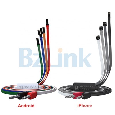 Qianli Mega-idea Apple boot cable for 7-12 Pro Max With Built-in battery Decoder Board Power cable for iPhone and Android
