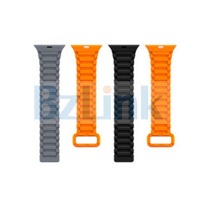 Silicone Watch Strap with Magnetic Sport Bracelet for Apple Watch Series