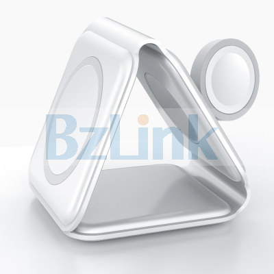 Foldable Three In One Magnetic Wireless Charging Station