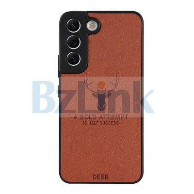 DEER PU Leather Phone Case for Samsung Galaxy S22 S23 S24