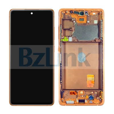 OLED Screen Assembly with Frame - Cloud Orange for Samsung Galaxy S20 FE 5G