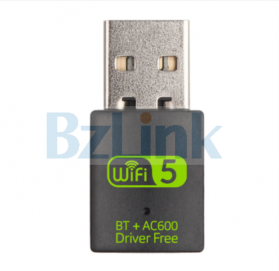 802.11ac 600Mbps 5Ghz 2 in 1 Dual band usb BT4.2 wifi adapter wifi dongle