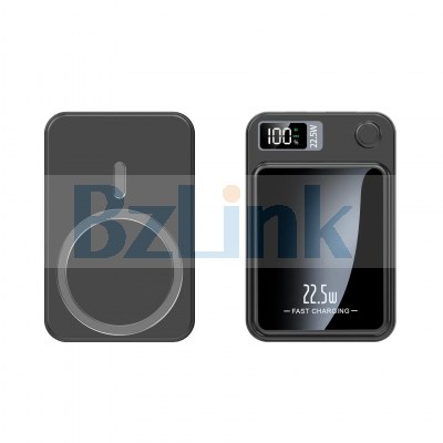 Digital Display Fast Charging 22.5W Magnetic Wireless Charger Power Bank