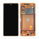 OLED Screen Assembly with Frame - Cloud Orange for Samsung Galaxy S20 FE 5G
