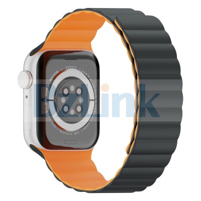 Rubber Watch arm Band magnetic Silicone watch Band for Apple Watch