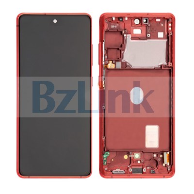 OLED Screen Assembly with Frame - Cloud Red for Samsung Galaxy S20 FE 5G