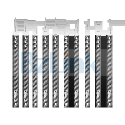 QIANLI 10Pcs/Set DP Manual Grinding Hand-polished Blade with Carbon Fiber