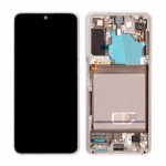 OLED Screen Assembly with Frame - White for Samsung Galaxy S21