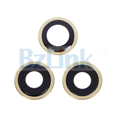 Rear Camera Holder with Lens - Gold for iPhone 12 Pro Max