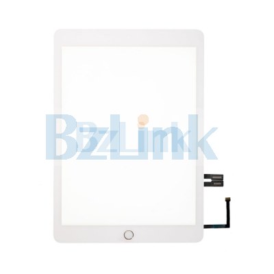 Touch Screen Assembly with Gold Home Button Assembly - White for iPad 6