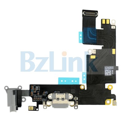 Headphone Jack with Charging Connector Flex Cable - Dark Gray for iPhone 6 Plus
