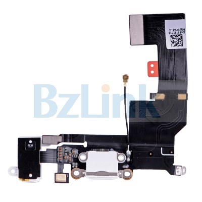 Charging Port Flex Cable Ribbon - White for iPhone SE