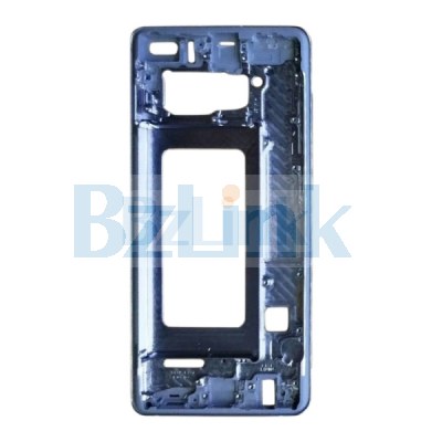 Front Housing LCD Frame Bezel Plate for Galaxy S10+ (Blue)