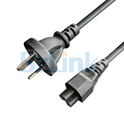 Copper Clad Aluminum AU 28012 C5 Plum Blossom Tail Power Cord Cable