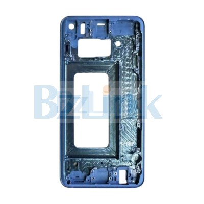 Front Housing LCD Frame Bezel Plate for Galaxy S10 (Blue)