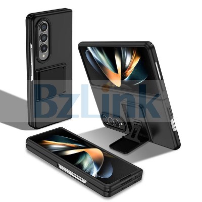 Anti Scratch Armor Phone Cover with Built-in Kickstand Bracket Camera Protection for Galaxy Fold