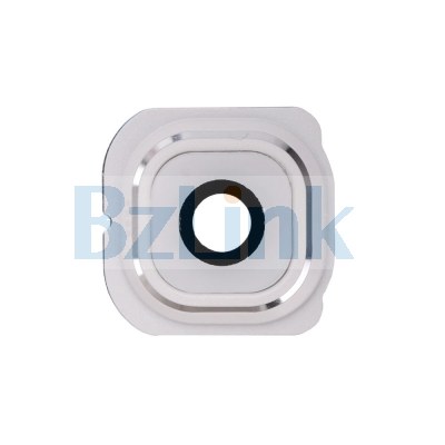Rear Facing Camera Lens and Bezel - White for Samsung Galaxy S6 Edge Series