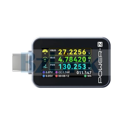 POWER-Z C240 Portable USB-C PD Digital Power Meter Tester Support 240W PD3.1 QC5.0 USB C Voltmeter