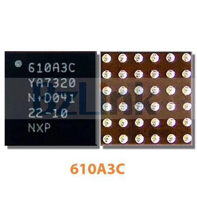 610A3C USB Charging IC BGA Charger IC For IPad Pro3 11 12.9 3Gen A1980 A1876 A2013 Integrated Circuits Chip