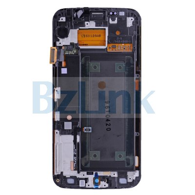 LCD Screen and Digitizer Assembly with Frame - Sapphire for Samsung Galaxy S6 Edge SM-G925