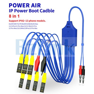 Mainboard battery Free Boot Line DC Power Control Test for iPhone 6-13 Pro Max